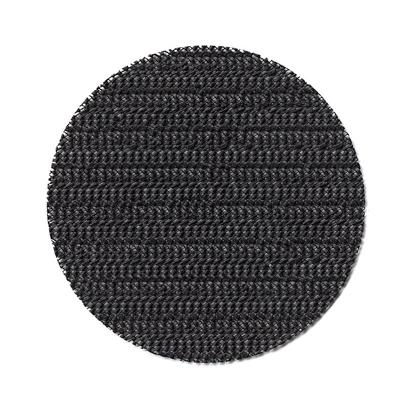 福井クラフト 滑り止め・衝撃吸収マット SLマット φ195 黒 50枚 50311440 1束(ご注文単位1束)【直送品】