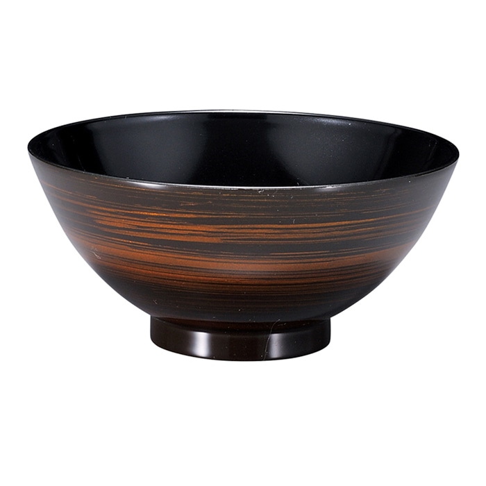 福井クラフト 飯椀　蓋なし　4寸　小　七草飯椀 金冠　内黒 41000500 1個（ご注文単位1個）【直送品】