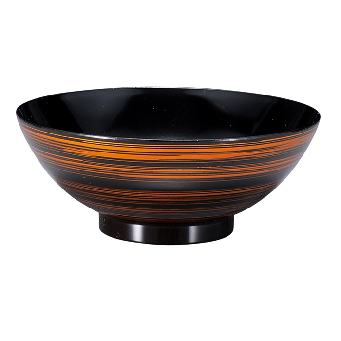 福井クラフト 飯椀　蓋なし　4.8寸　大　七草飯椀 金冠　内黒 41000510 1個（ご注文単位1個）【直送品】