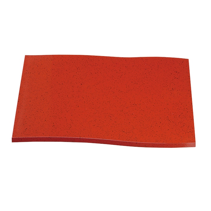 福井クラフト 敷盆 尺0 懐石乱調マット 朱油滴天目 50412810 1枚(ご注文単位1枚)【直送品】