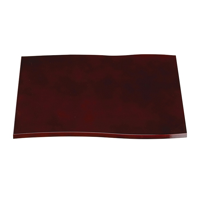 福井クラフト 敷盆 尺0 懐石乱調マット 溜毘沙門天塗 50412820 1枚(ご注文単位1枚)【直送品】