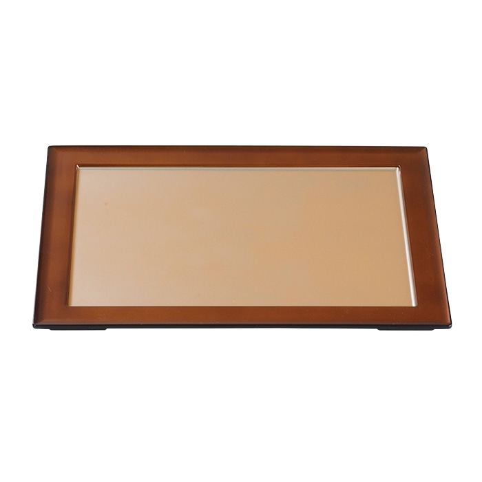 福井クラフト 前菜盆 尺0 長角炉縁盆 銀透渕べっ甲 55101030 1枚(ご注文単位1枚)【直送品】