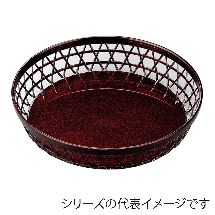 福井クラフト 盛込かご　8寸竹丸篭 溜パール 51301290 1個（ご注文単位1個）【直送品】