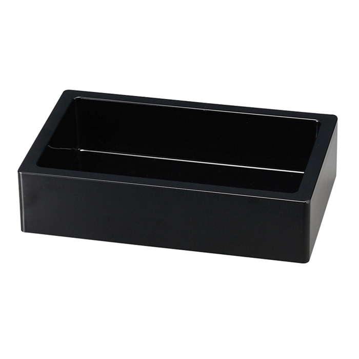 福井クラフト 前菜盛器　6.6寸DX信玄盛器 黒クリヤー2度塗 45151783 1個（ご注文単位1個）【直送品】