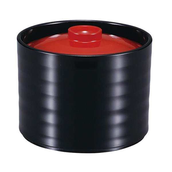 福井クラフト 飯器　お好み椀　B　蓋親セット 朱／黒　内黒 33025170 1個（ご注文単位1個）【直送品】