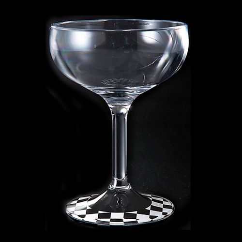 福井クラフト トライタン　シャンパングラス ブラッククロス 75006660 1個（ご注文単位1個）【直送品】