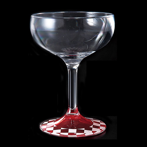福井クラフト トライタン　シャンパングラス レッドクロス 75006670 1個（ご注文単位1個）【直送品】