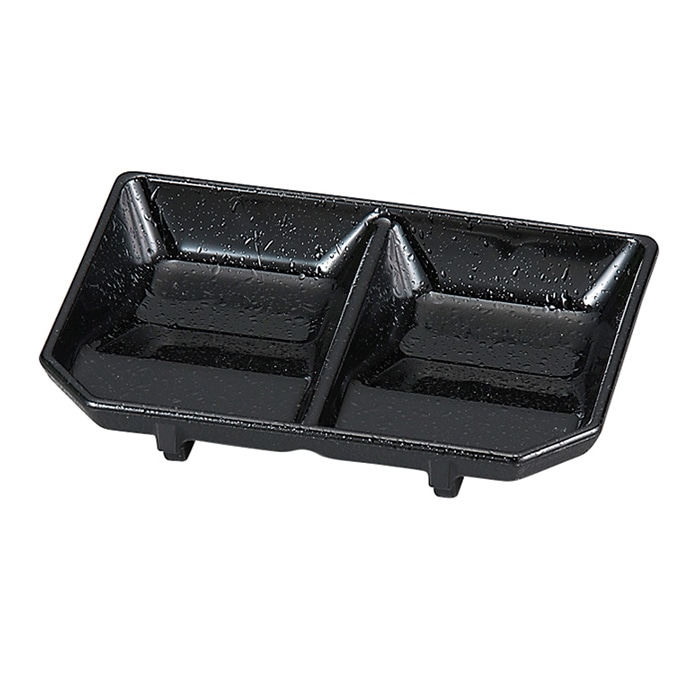 福井クラフト 二種タレ皿 黒タタキ 92988401 1個（ご注文単位1個）【直送品】