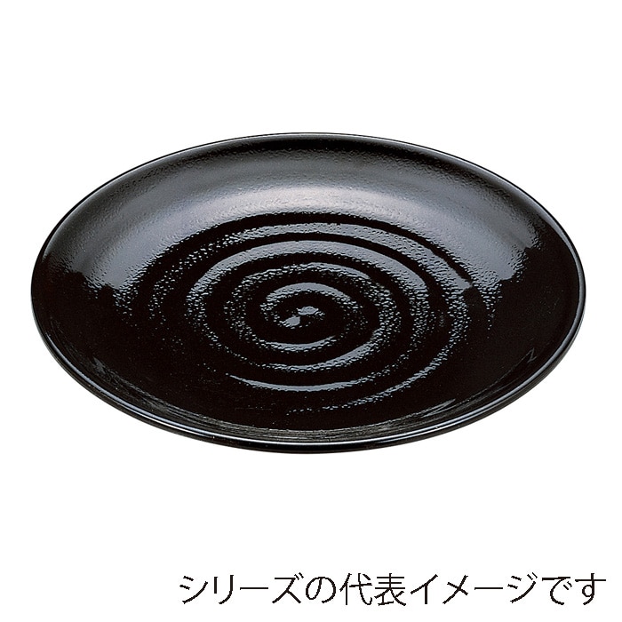 福井クラフト 盛込皿　尺4神龍皿盛鉢 黒パール裏黒塗　全面塗 55004191 1個（ご注文単位1個）【直送品】
