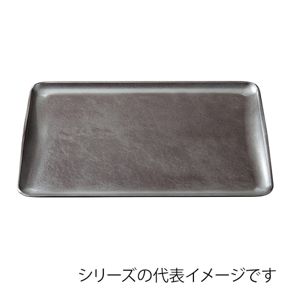 福井クラフト 長角トレー　尺3　スレンダートレー シルバー雲流SL 51023140 1枚（ご注文単位1枚）【直送品】