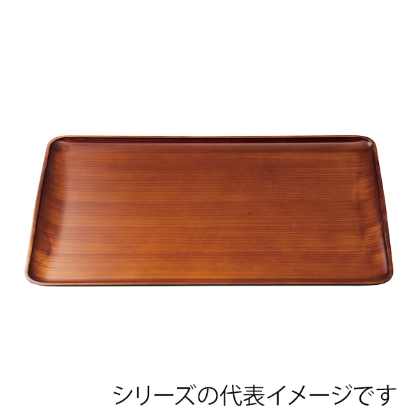 福井クラフト 長角トレー　尺1　スレンダートレー チーク木目弱SL 51023210 1枚（ご注文単位1枚）【直送品】