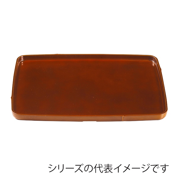 福井クラフト 長角トレー　尺3　長角竹型盆 漆春慶塗SL 15003850 1枚（ご注文単位1枚）【直送品】
