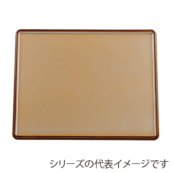 福井クラフト 敷盆　尺6　万葉長手両面盆 銀透き渕べっ甲　SL／黒 15003710 1枚（ご注文単位1枚）【直送品】