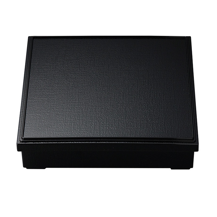 福井クラフト 8.5寸 布目松花堂 蓋親 黒内黒 24152725 1個(ご注文単位1個)【直送品】