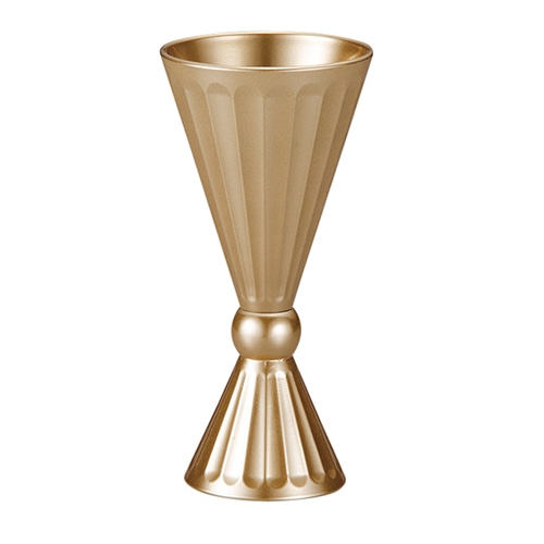 福井クラフト 菊割りグラス オールゴールド　裏底黒 80521770 1個（ご注文単位1個）【直送品】