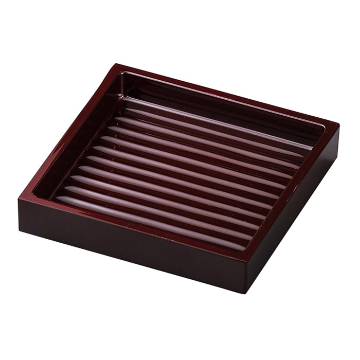 福井クラフト 鉋目角コースター 新溜消 81015100 1個（ご注文単位1個）【直送品】