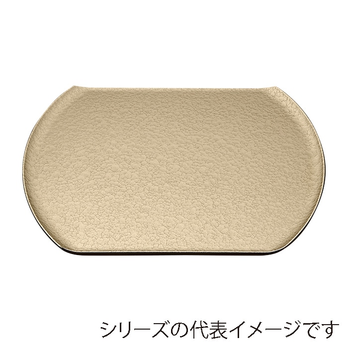 福井クラフト 小判トレー　尺4　浪漫 シャンパンゴ-ルドアクア　SL 17311880 1枚（ご注文単位1枚）【直送品】