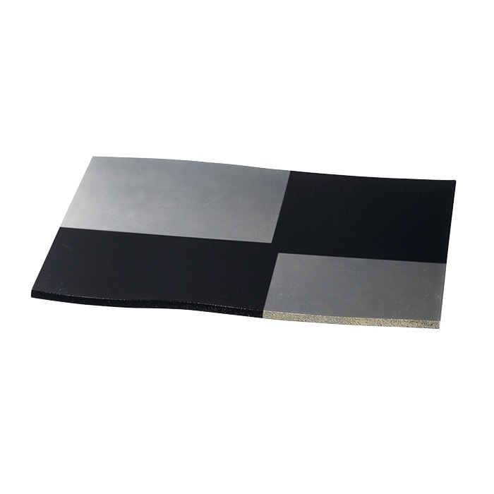 福井クラフト 敷盆 尺4 懐石乱調マット 黒銀市松 15003010 1枚(ご注文単位1枚)【直送品】