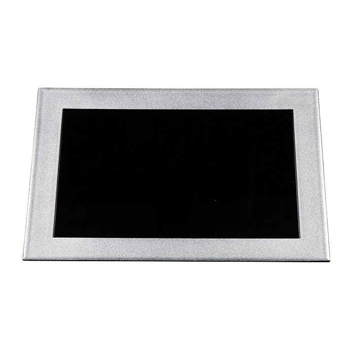 福井クラフト 前菜盆 尺4 長角懐石炉縁盆 銀彩内黒 15002950 1枚(ご注文単位1枚)【直送品】