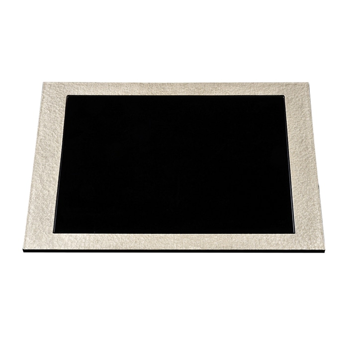 福井クラフト 前菜盆 尺5 やすらぎ懐石盆 シャンパンゴ-ルドアクア内黒 15002980 1枚(ご注文単位1枚)【直送品】