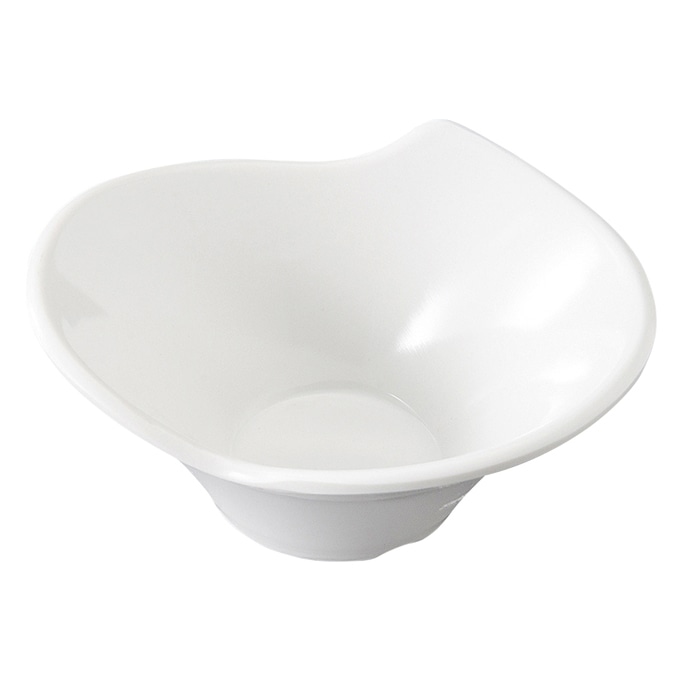 福井クラフト メラミン小鉢 8cm ビーチ小鉢 白グロス 75006340 1個(ご注文単位1個)【直送品】