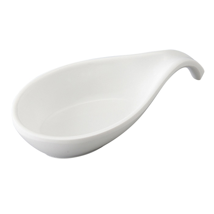 福井クラフト メラミン小鉢 10cm 平レンゲ小鉢 白グロス 75006360 1個(ご注文単位1個)【直送品】