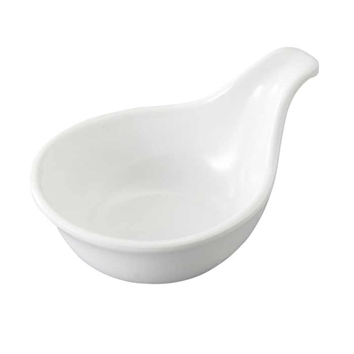 福井クラフト メラミン小鉢 10cm ラウンドレンゲ小鉢 白グロス 75006380 1個(ご注文単位1個)【直送品】