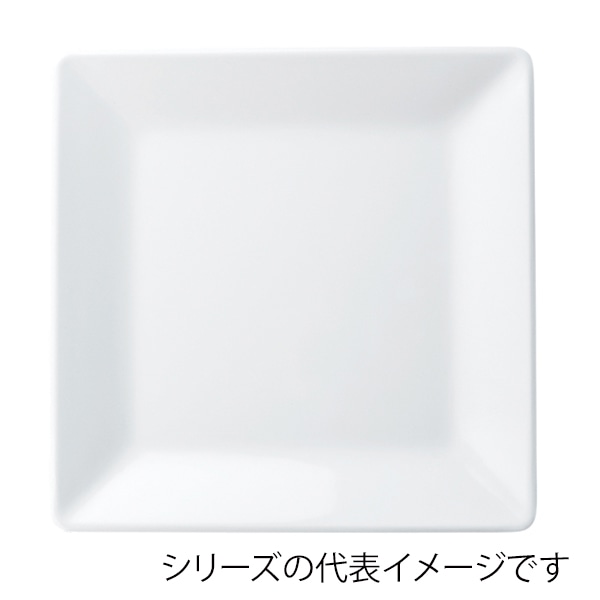 福井クラフト メラミン皿　36.2cm　角盛皿隅丸角盛皿 ホワイト 51022430 1個（ご注文単位1個）【直送品】