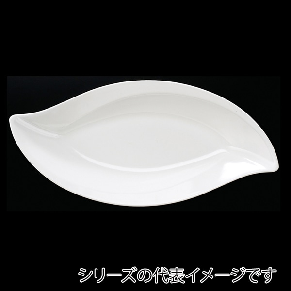 福井クラフト メラミン鉢　31.5cm　大葉盛鉢 ホワイト 51022390 1個（ご注文単位1個）【直送品】