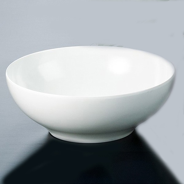 福井クラフト メラミン鉢　φ35.7cm　丸鉢　スリム 白グロス 75006110 1個（ご注文単位1個）【直送品】