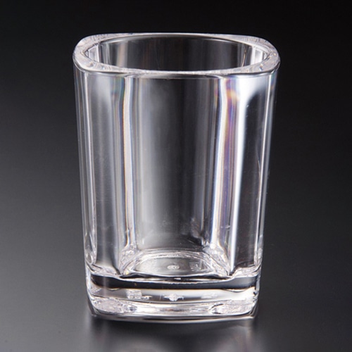 福井クラフト アクリル　角グラス  80522070 1個（ご注文単位1個）【直送品】