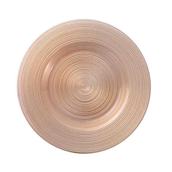 福井クラフト 盛皿　トライタンリムプレート　23.6cm 金パール 40390114 1個（ご注文単位1個）【直送品】