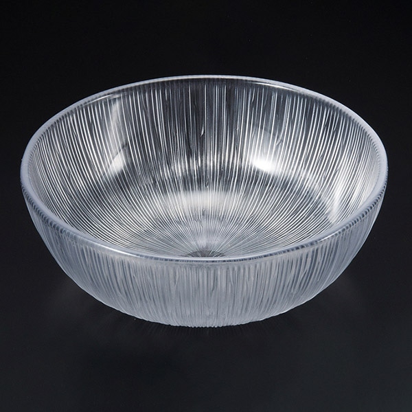 福井クラフト 盛皿　トライタン　スコールカット深鉢　21cm 内クリヤ- 40390112 1個（ご注文単位1個）【直送品】