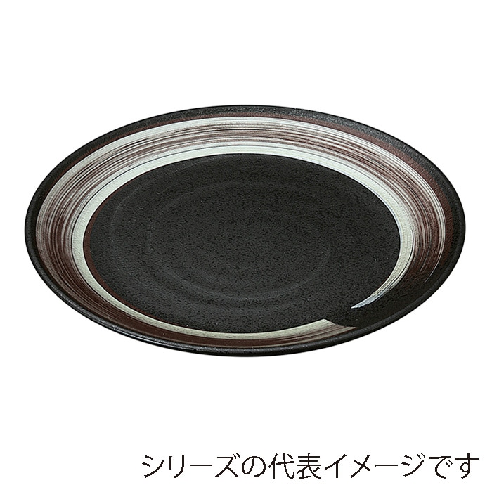 福井クラフト 盛込皿　7寸神龍皿盛鉢 黒に二色一筆裏黒塗　全面塗 80521150 1個（ご注文単位1個）【直送品】