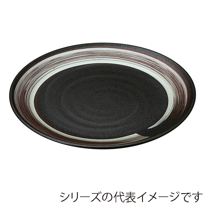 福井クラフト 盛込皿　8寸神龍皿盛鉢 黒に二色一筆裏黒塗　全面塗 80521160 1個（ご注文単位1個）【直送品】