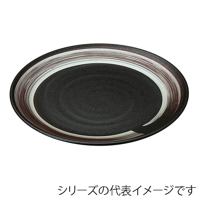 福井クラフト 盛込皿　9寸神龍皿盛鉢 黒に二色一筆裏黒塗　全面塗 80521170 1個（ご注文単位1個）【直送品】