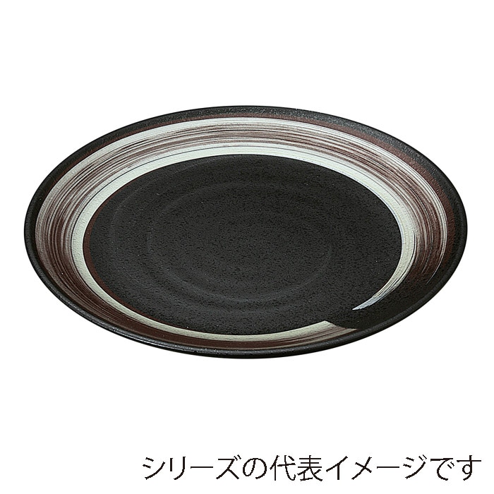 福井クラフト 盛込皿　尺0神龍皿盛鉢 黒に二色一筆裏黒塗　全面塗 80521180 1個（ご注文単位1個）【直送品】