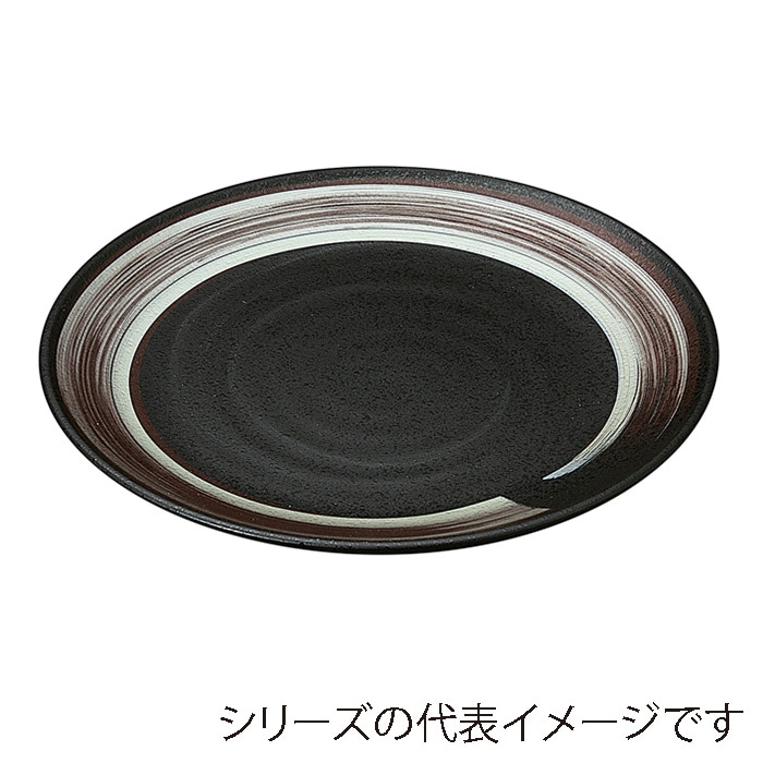 福井クラフト 盛込皿　尺1神龍皿盛鉢 黒に二色一筆裏黒塗　全面塗 80521190 1個（ご注文単位1個）【直送品】