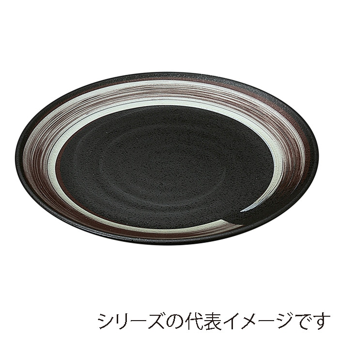 福井クラフト 盛込皿　尺4神龍皿盛鉢 黒に二色一筆裏黒塗　全面塗 80521230 1個（ご注文単位1個）【直送品】