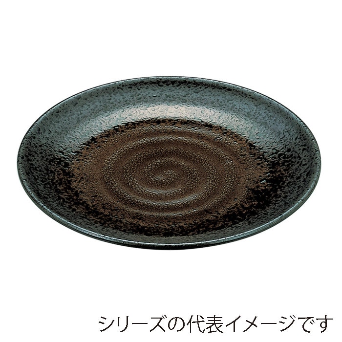 福井クラフト 盛込皿　尺0神龍皿盛鉢 黒柚流し裏黒塗　全面塗 51402441 1個（ご注文単位1個）【直送品】