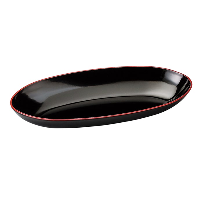 福井クラフト 盛込皿　おもてなし鉢 黒天朱 51030975 1個（ご注文単位1個）【直送品】