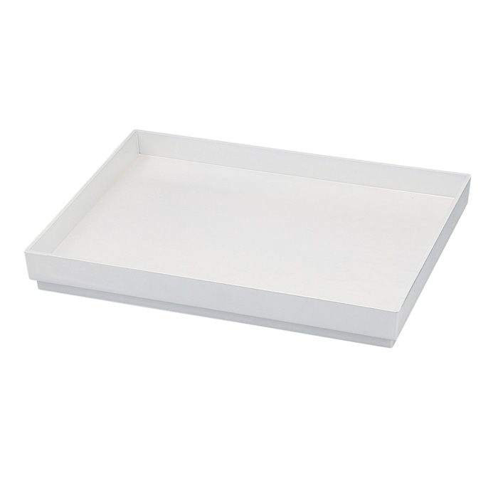 福井クラフト 番重 尺3やすらぎ両面番重 ホワイトアクア 両面 51031090 1個(ご注文単位1個)【直送品】