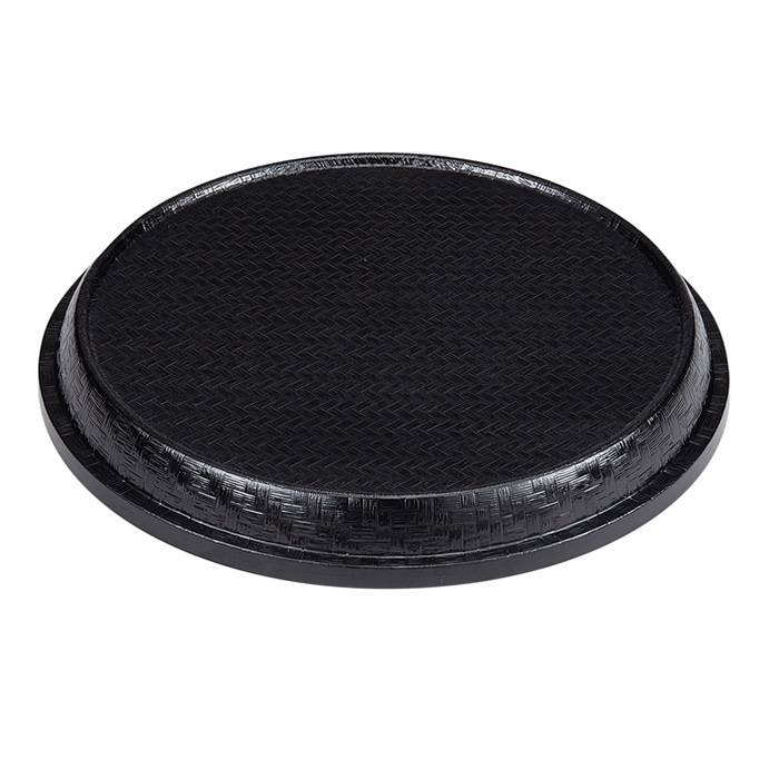 福井クラフト 尺0寸竹丸カゴ用 蓋 黒裏黒 51040220 1個(ご注文単位1個)【直送品】