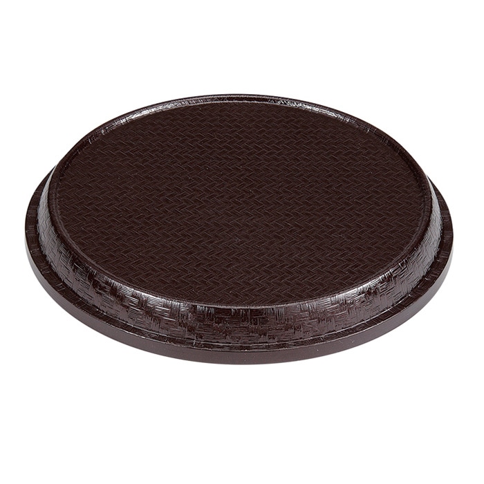 福井クラフト 尺0寸竹丸カゴ用 蓋 溜パール裏黒 51040230 1個(ご注文単位1個)【直送品】