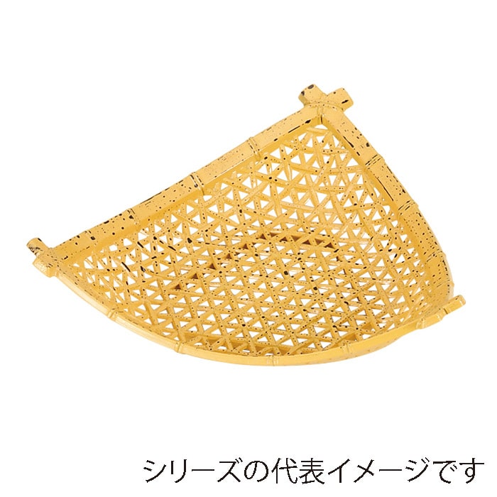福井クラフト 竹盛皿　5.5寸やすらぎ三角皿 ゴマ竹 51030942 1個（ご注文単位1個）【直送品】