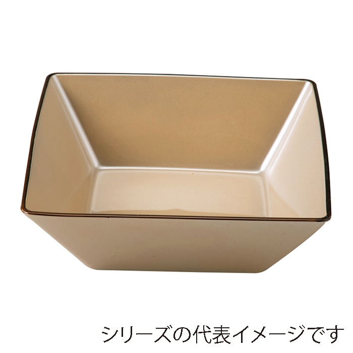 福井クラフト 盛器　4.2寸正角折紙鉢 パールシルバー天べっ甲 51272115 1個（ご注文単位1個）【直送品】