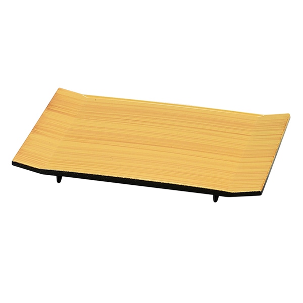 福井クラフト 盛器　ウィング寿司付け台 白木刷毛目クリアー 50255793 1個（ご注文単位1個）【直送品】