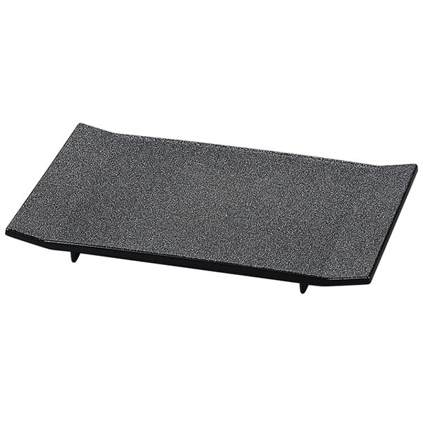 福井クラフト 盛器　ウィング寿司付け台 グレー乾漆 50255794 1個（ご注文単位1個）【直送品】