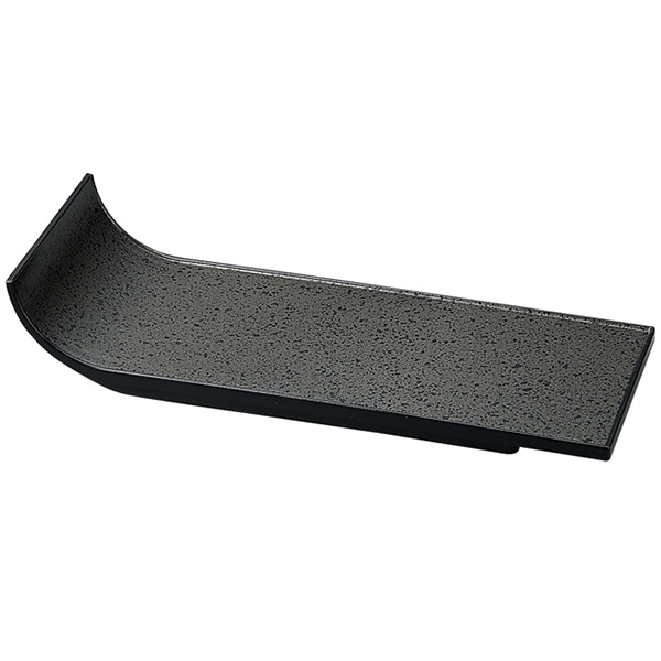 福井クラフト 盛皿　30cm耐熱短冊皿 油滴はんてん 30002960 1個（ご注文単位1個）【直送品】