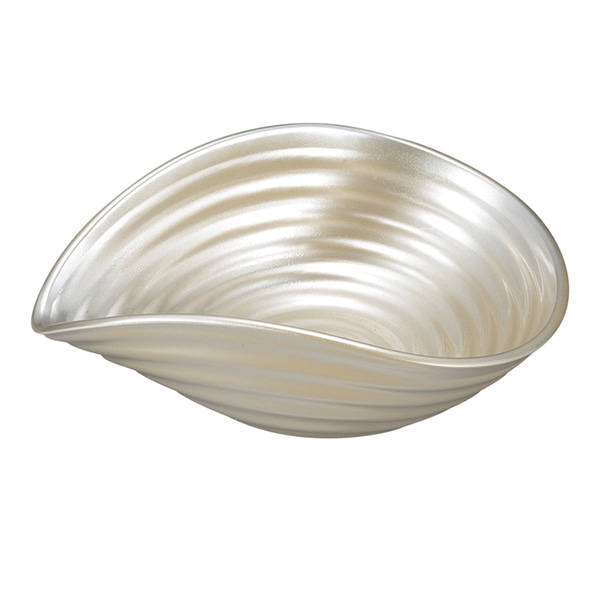 福井クラフト 盛鉢 7.5寸ロクロ目片口鉢 パールシルバー 51272209 1個(ご注文単位1個)【直送品】